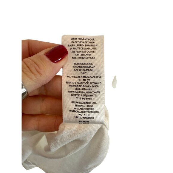 Polo Ralph Lauren White Short Sleeve Button Down Shirt Men’s - Size XL - Picture 6 of 7